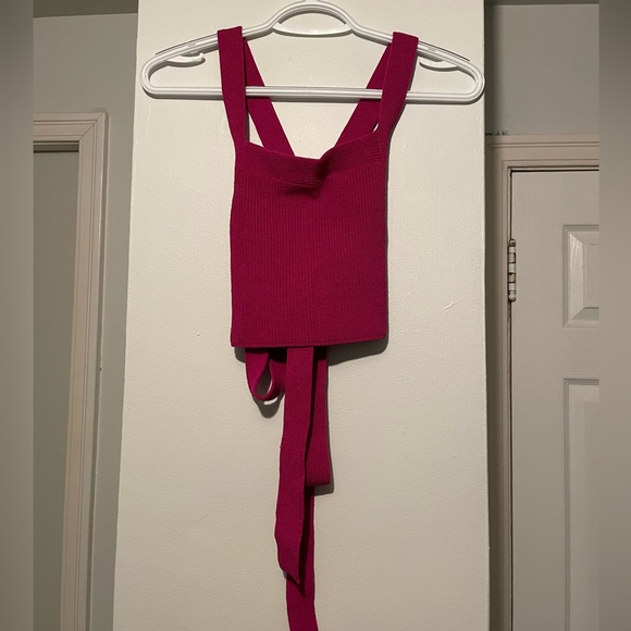 KNIT HALTER TOP - Picture 1 of 6